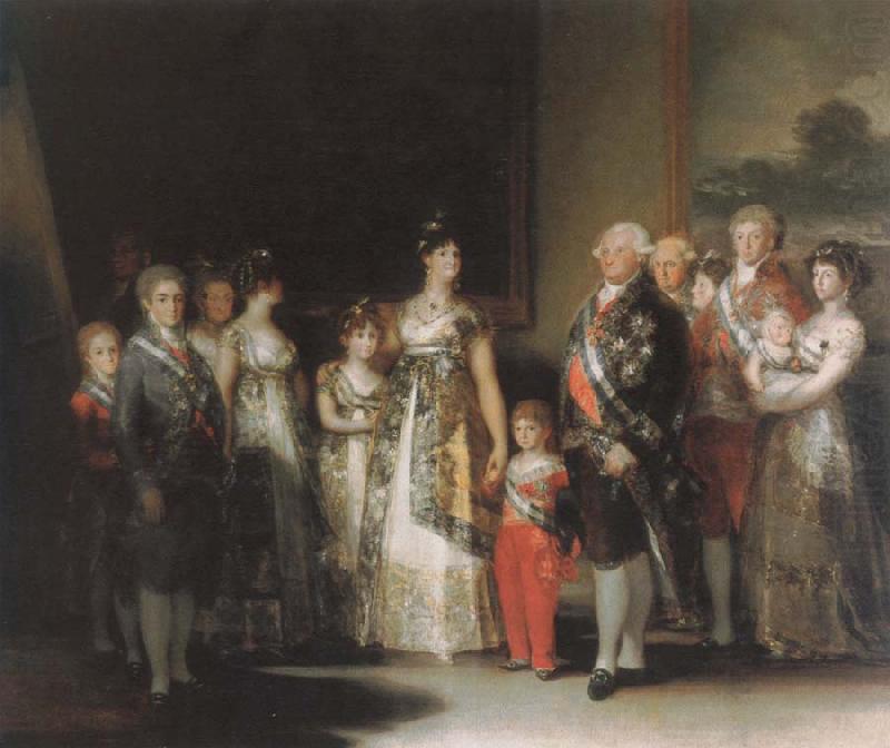 Francisco Goya family of carlos lv china oil painting image